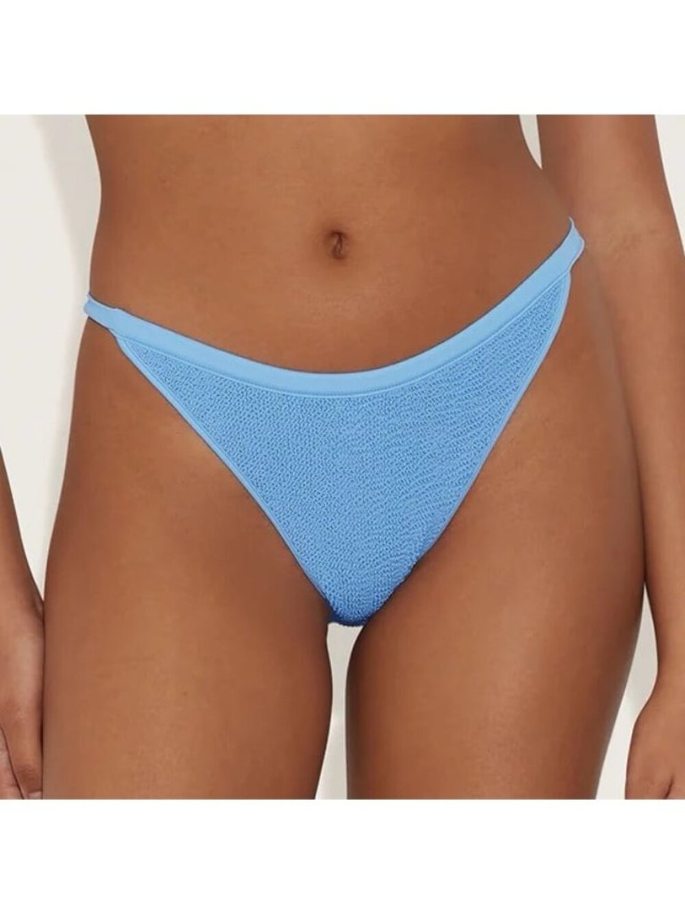 Hunza G London Tyler Bikini Bottoms In Cornflower